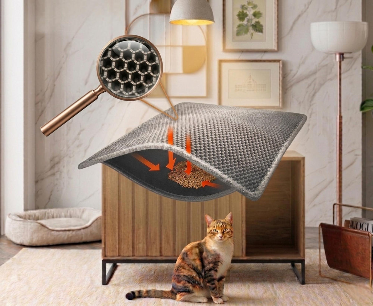The Hidden Luxury Litter Box Furniture|3-in-1 Premium Pack